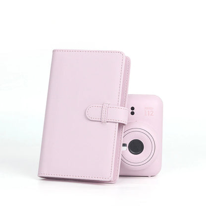 InstaSnap Mini Photo Album - 108 Pockets for Fujifilm Instax Mini 12 | PU Leather Cover & Photo Paper Storage Case