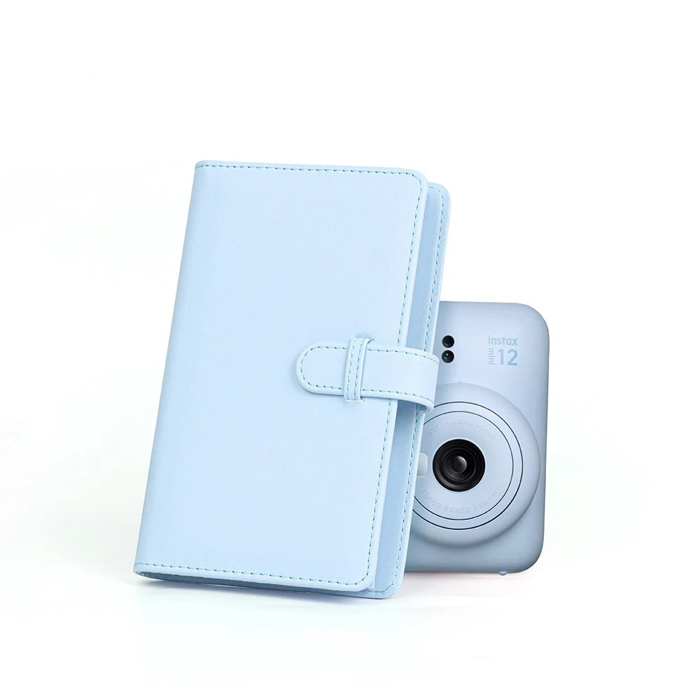 InstaSnap Mini Photo Album - 108 Pockets for Fujifilm Instax Mini 12 | PU Leather Cover & Photo Paper Storage Case